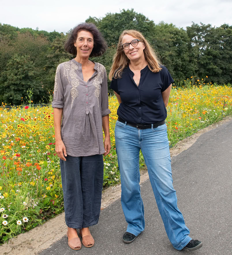 Künstlerinnen Frauke Wilken und Barbara Hindahl